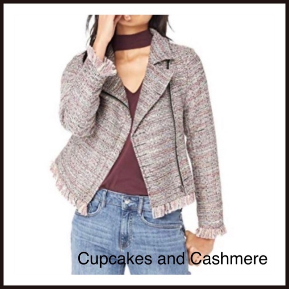 Cupcakes and Cashmere Tweed Jacket SZ M - Picture 1 of 14